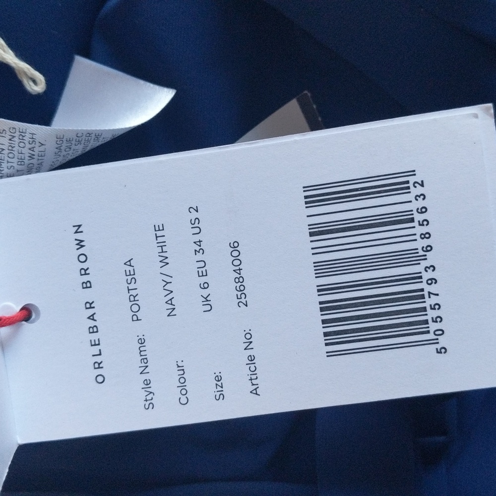 NWT Orlebar Brown Blue 💙Bond One-Piece Swimsuit - Picture 10 of 13